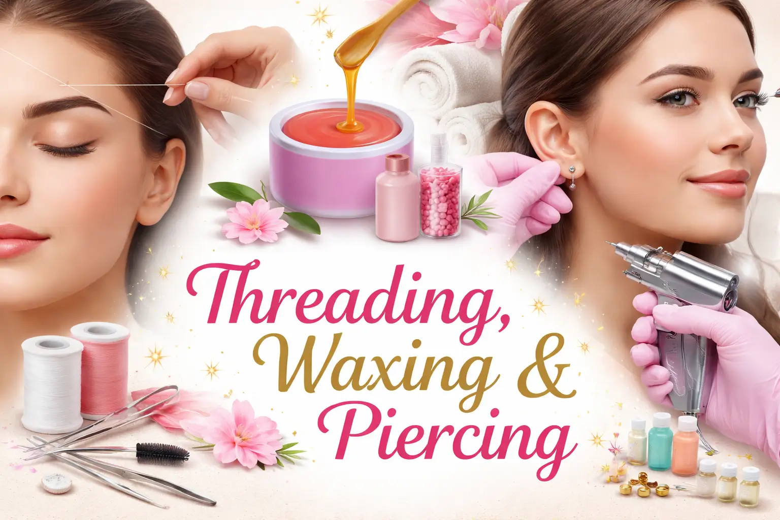 Threading, Waxing & Piercing
